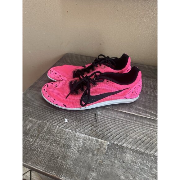 Nike Zoom Rival Womens Size 8.5 Bright Pink Track Shoes With Spikes - Picture 1 of 5